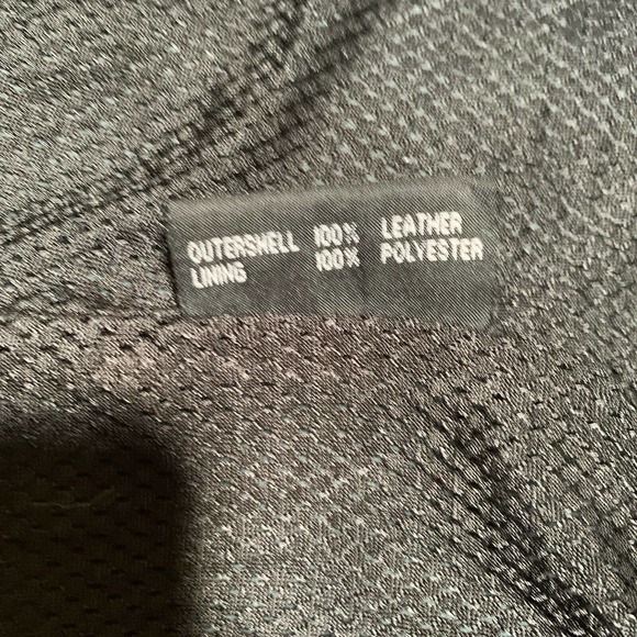 Thick Leather! Biker Chaps First MFG Co Unisex Vintage Biker Chaps Black Mens XS - Picture 6 of 11